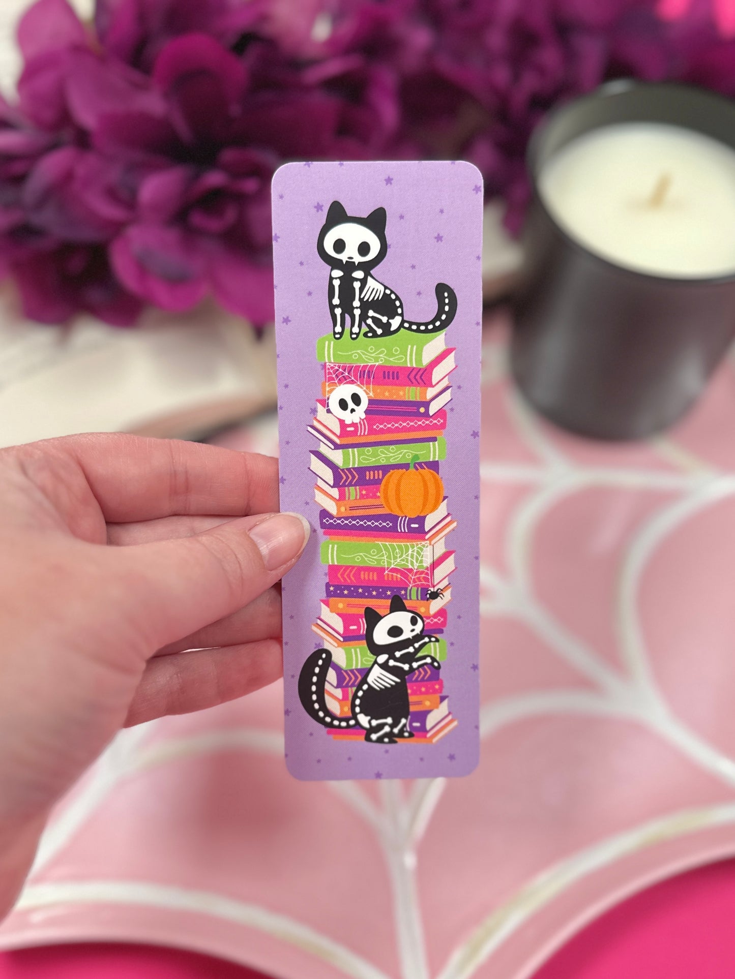 Skeleton Cats Bookmark