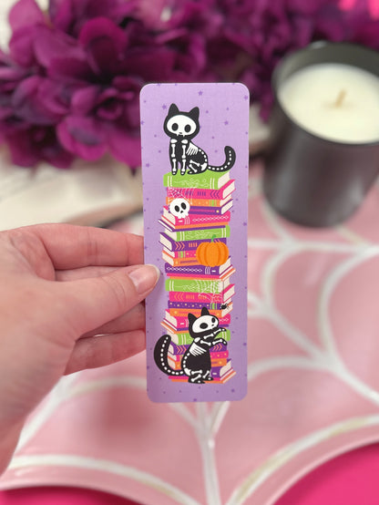 Skeleton Cats Bookmark