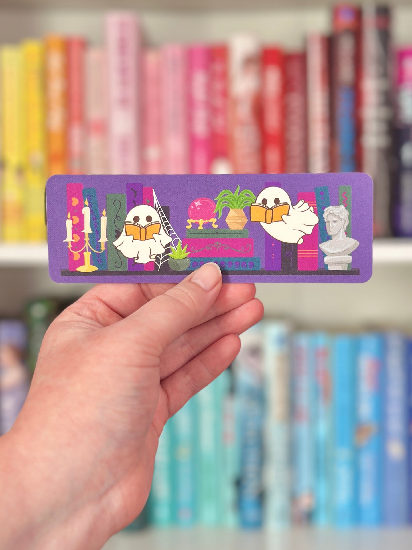 Haunted Bookshelf Bookmark