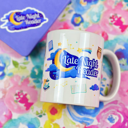 Late Night Reader Coffee Mug