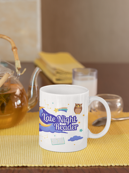 Late Night Reader Coffee Mug
