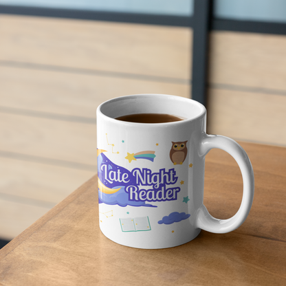 Late Night Reader Coffee Mug