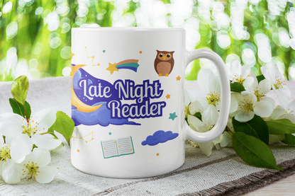 Late Night Reader Coffee Mug