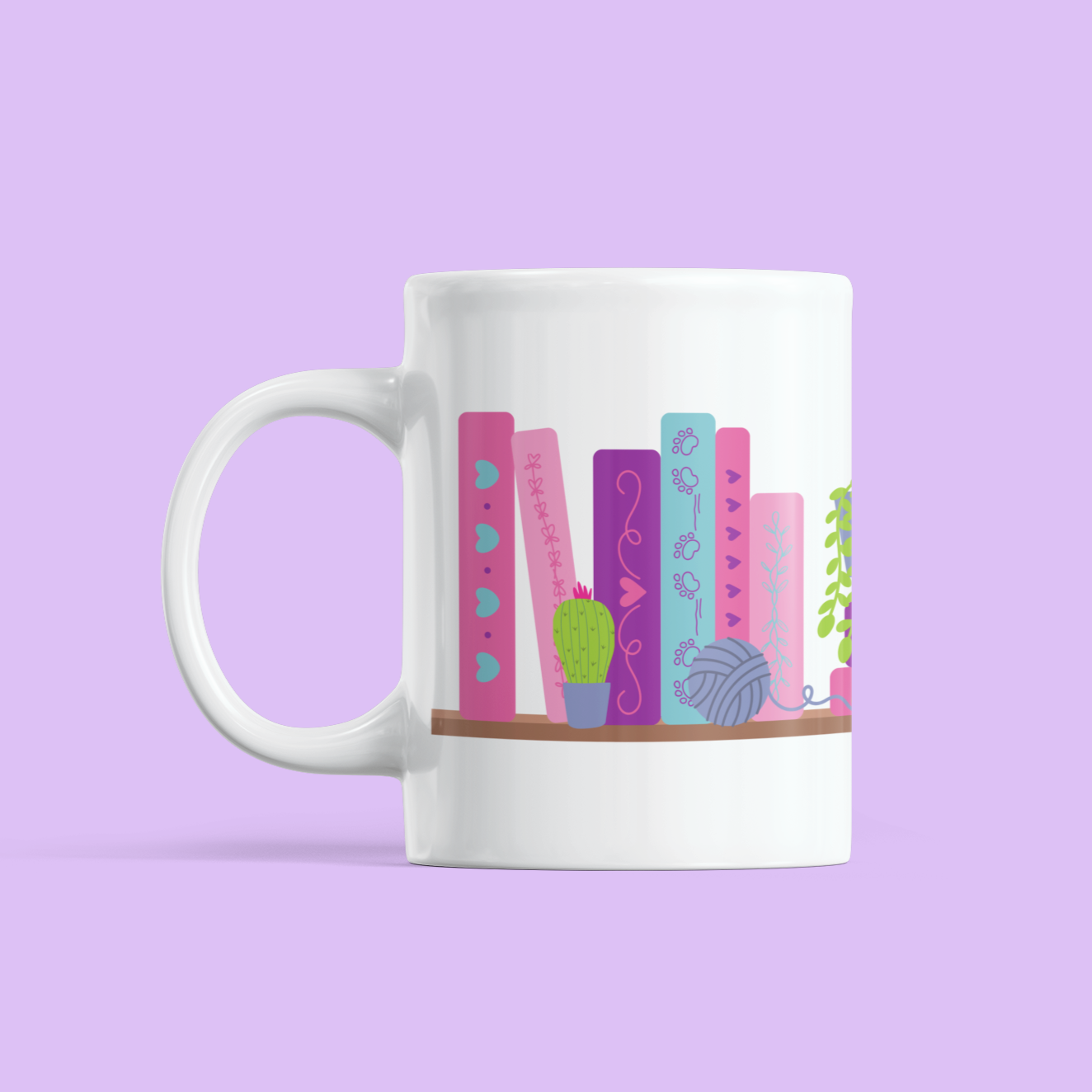 Books & Cats Coffee Mug