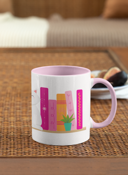 Books & Cats Coffee Mug