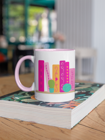 Books & Cats Coffee Mug