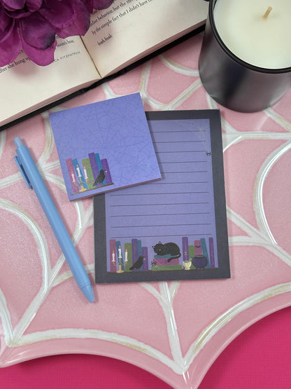 Dark Academia Bookshelf Stationery