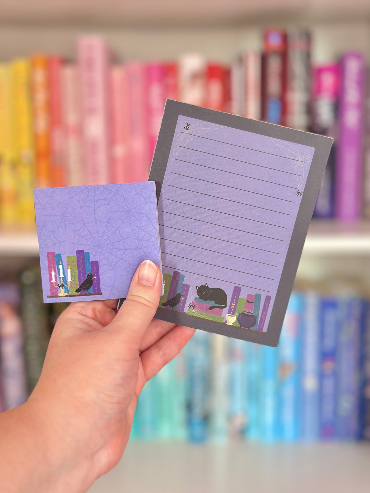 Dark Academia Bookshelf Stationery