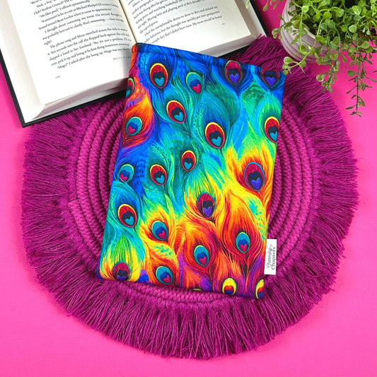 Peacock Feather Book Sleeve