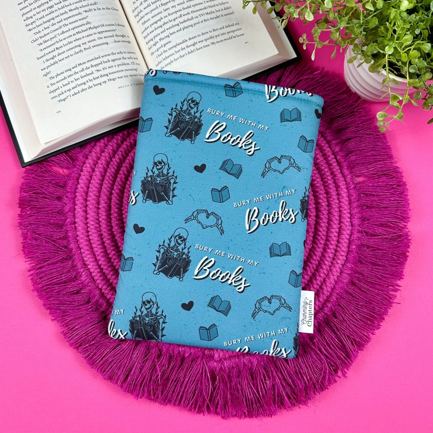 Bury Me With Books Book Sleeve