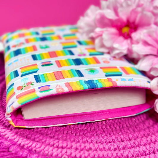 Rainbow Shelves Book Sleeve