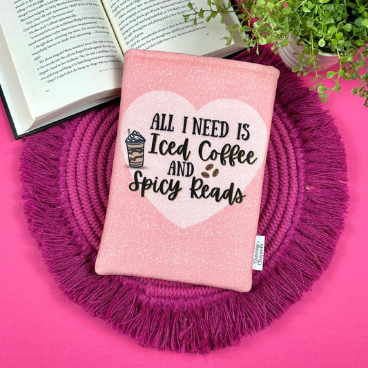 Iced Coffee & Spicy Reads Book Sleeve