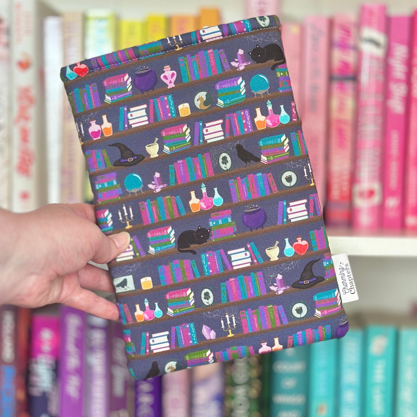 Dark Academia Shelves Book Sleeve