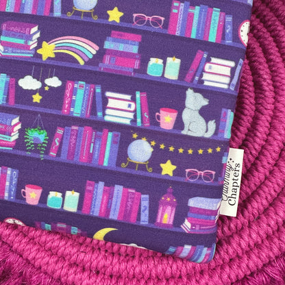 Late Night Reader Shelves Book Sleeve