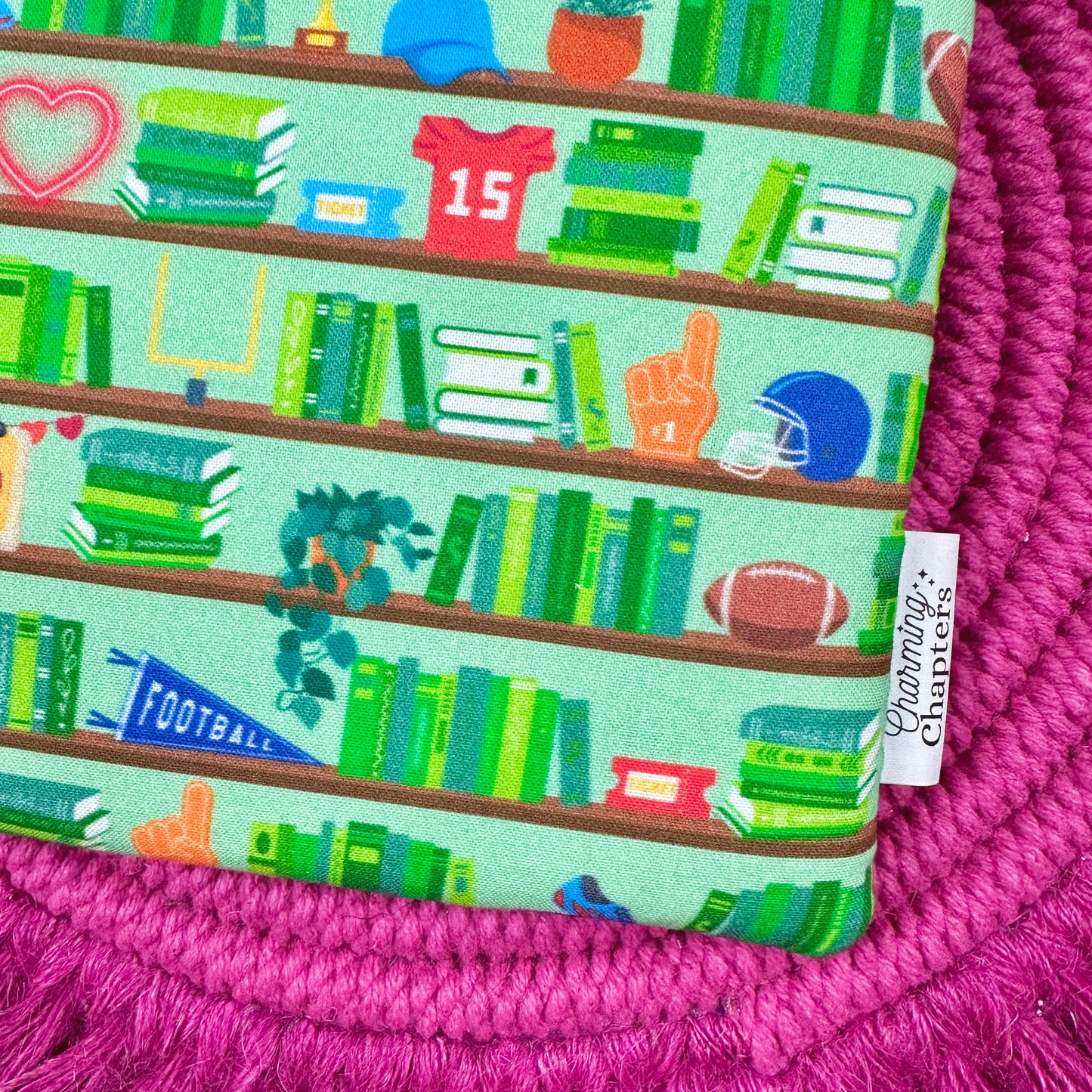 Football Shelves Book Sleeve