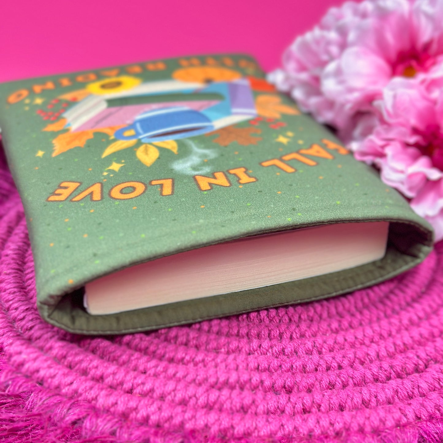 Fall in Love with Reading Book Sleeve