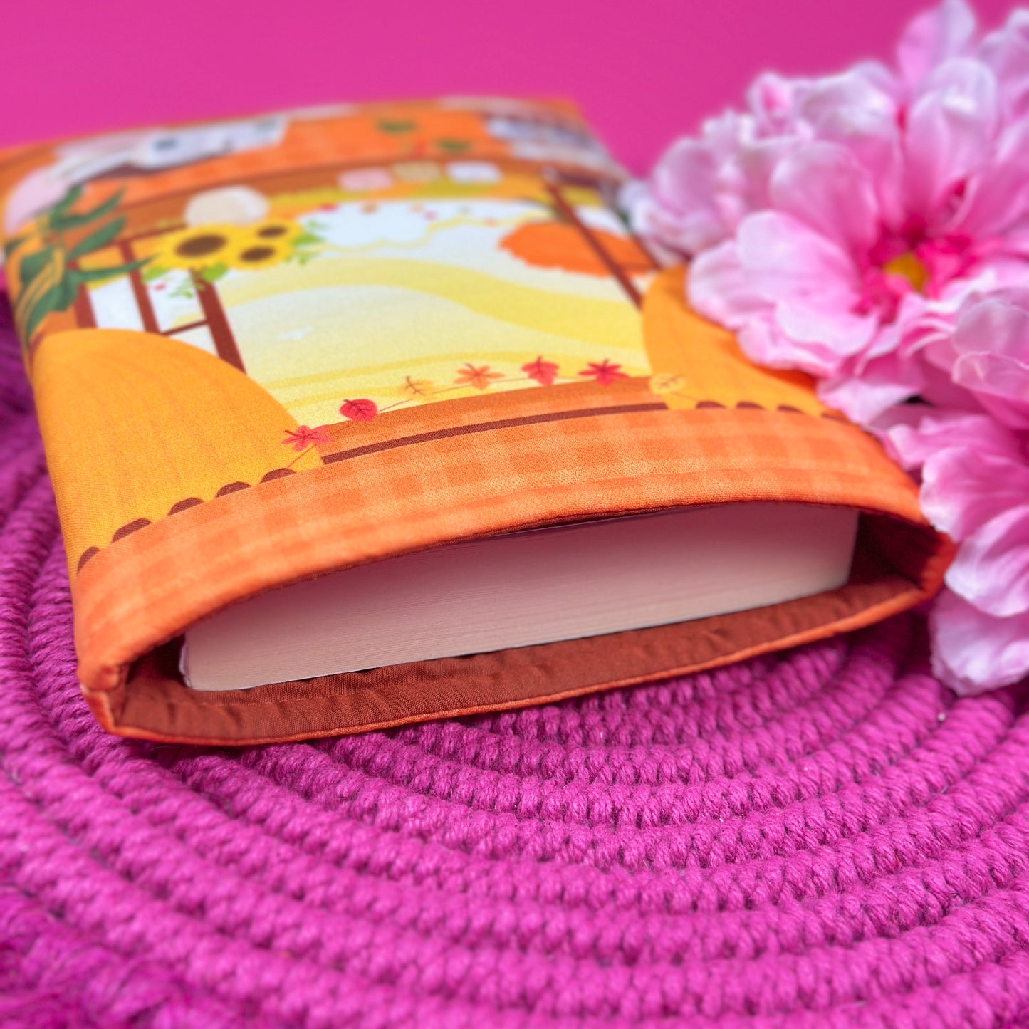 Autumn Reading Nook Book Sleeve