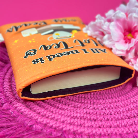 Hot Tea & Cozy Reads Book Sleeve