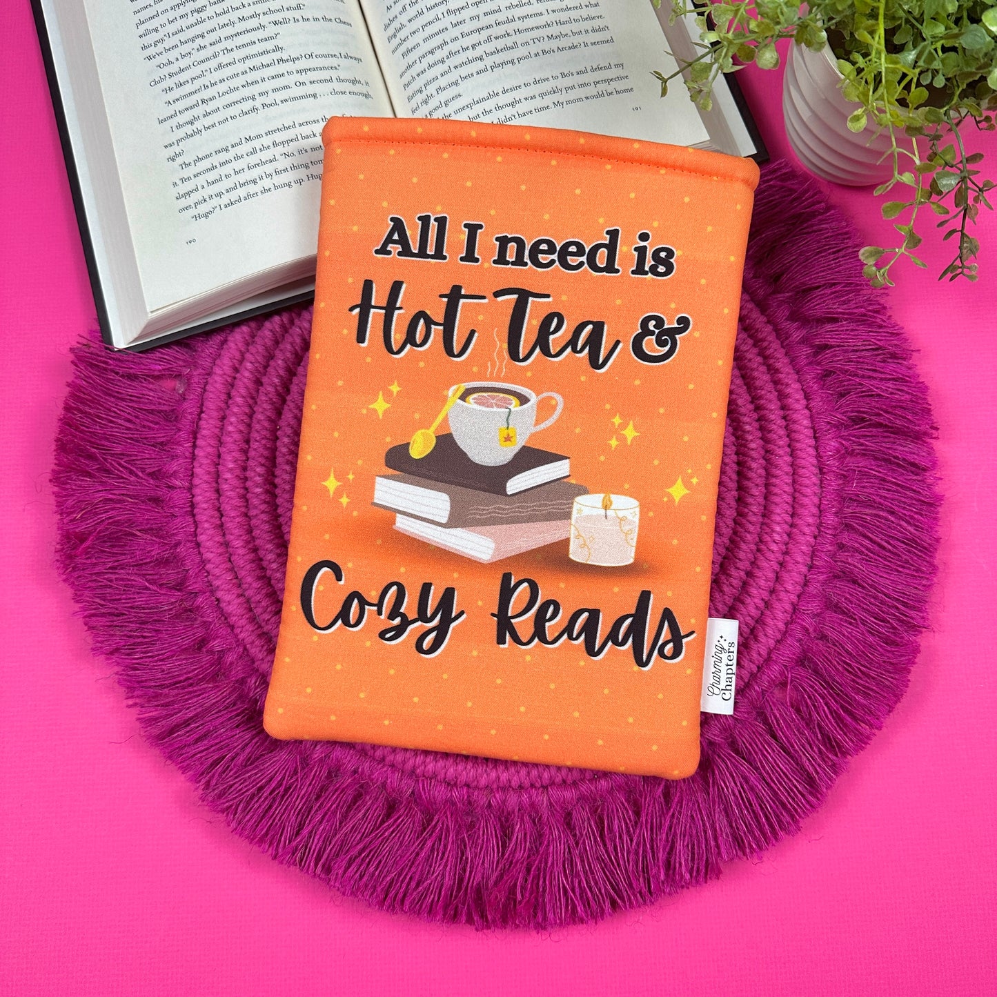 SECONDS: Hot Tea & Cozy Reads Book Sleeve