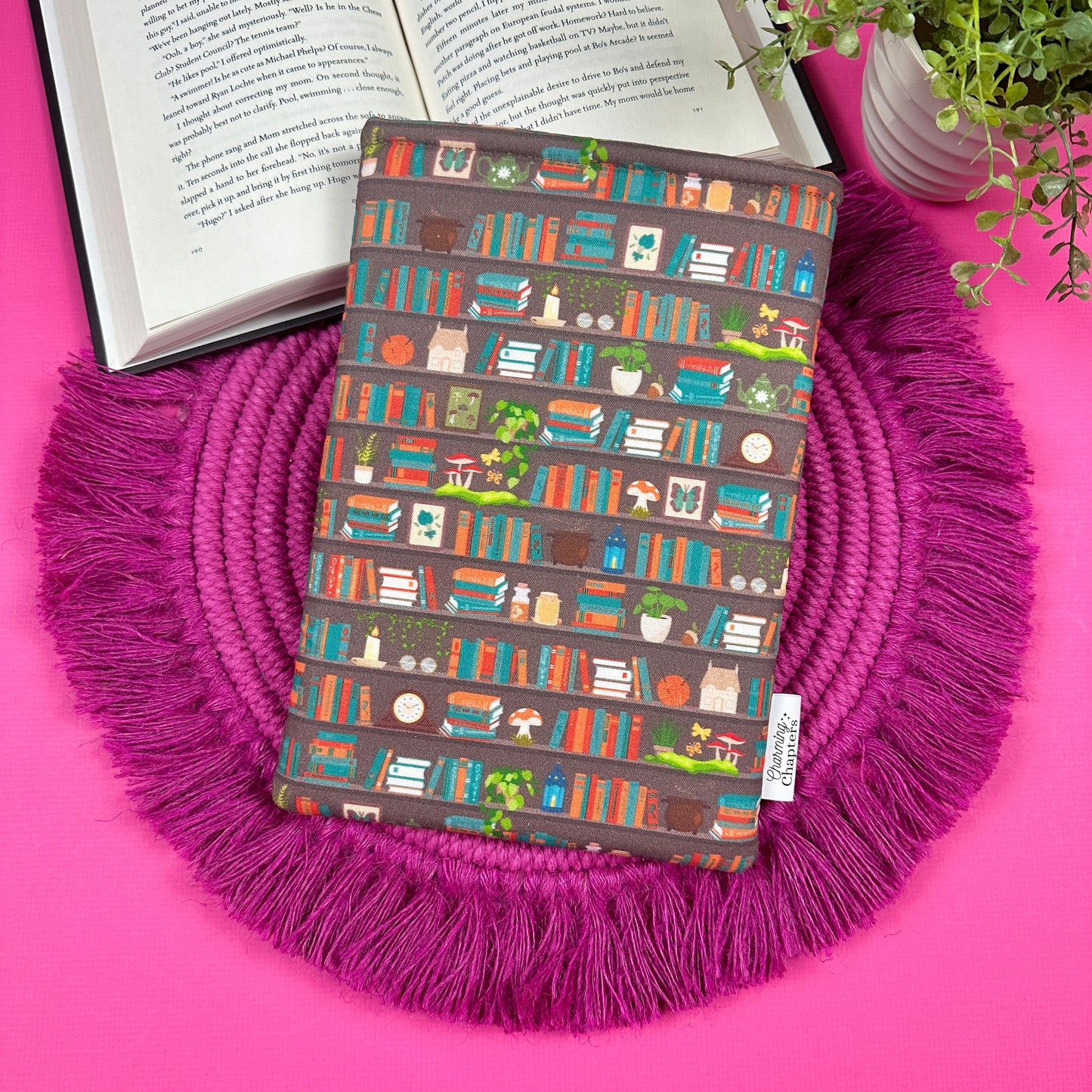 Cottagecore Shelves Book Sleeve