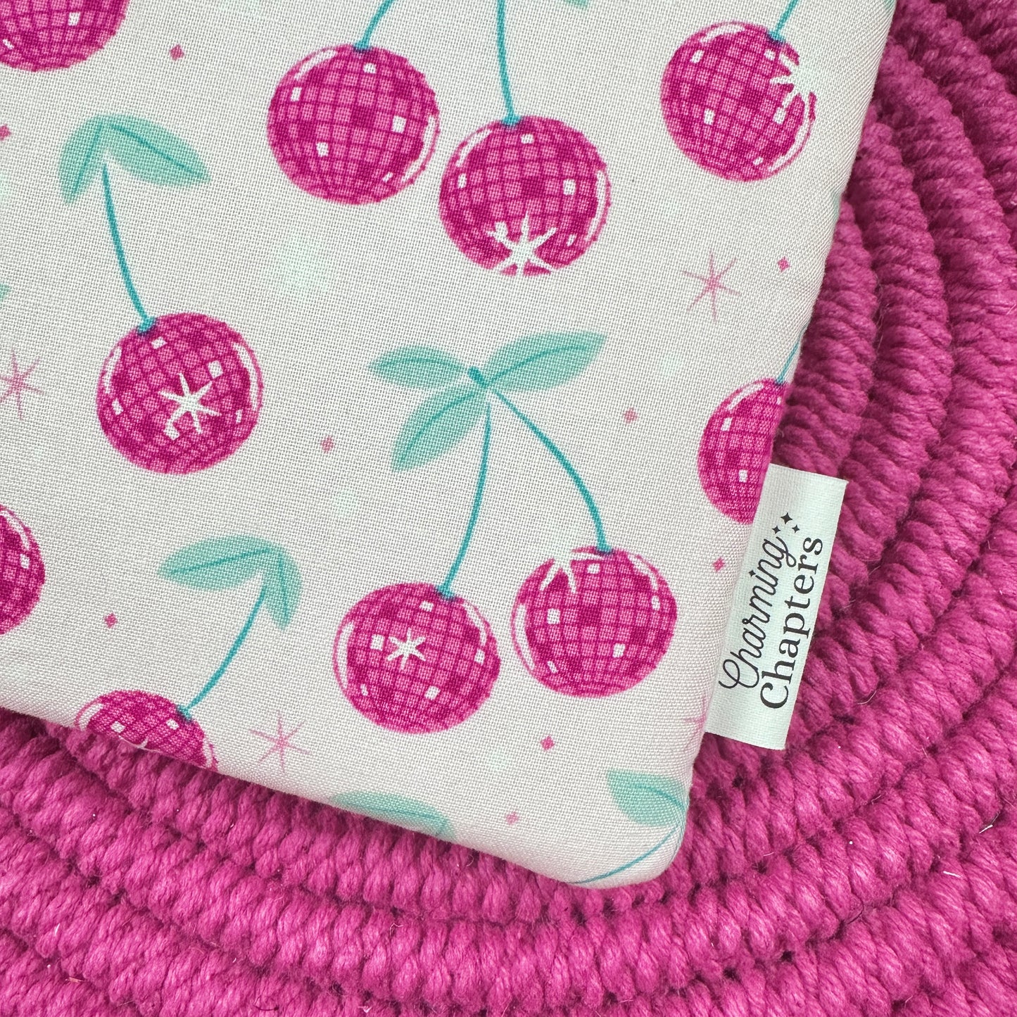 Retro Cherry Book Sleeve