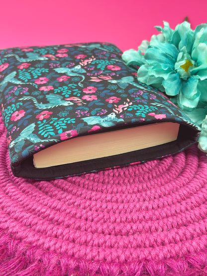 Floral Dragon Book Sleeve