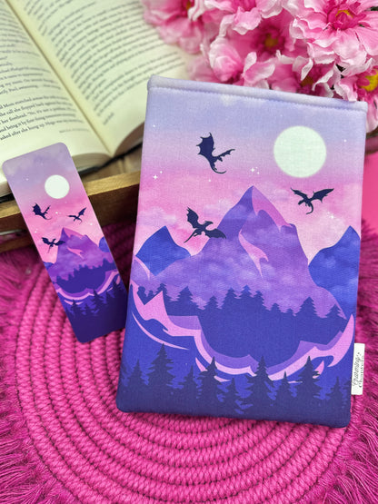 Purple Dragon Book Sleeve