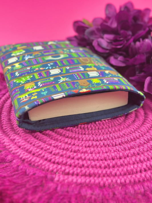 Blue Enchanted Garden Book Sleeve