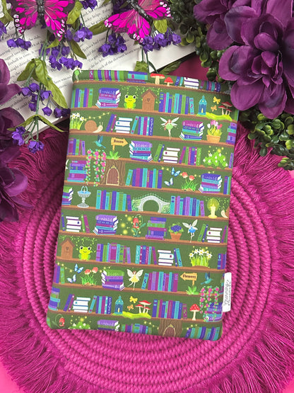 Green Enchanted Garden Book Sleeve