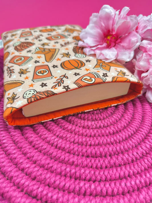 Pumpkin Spice Book Sleeve