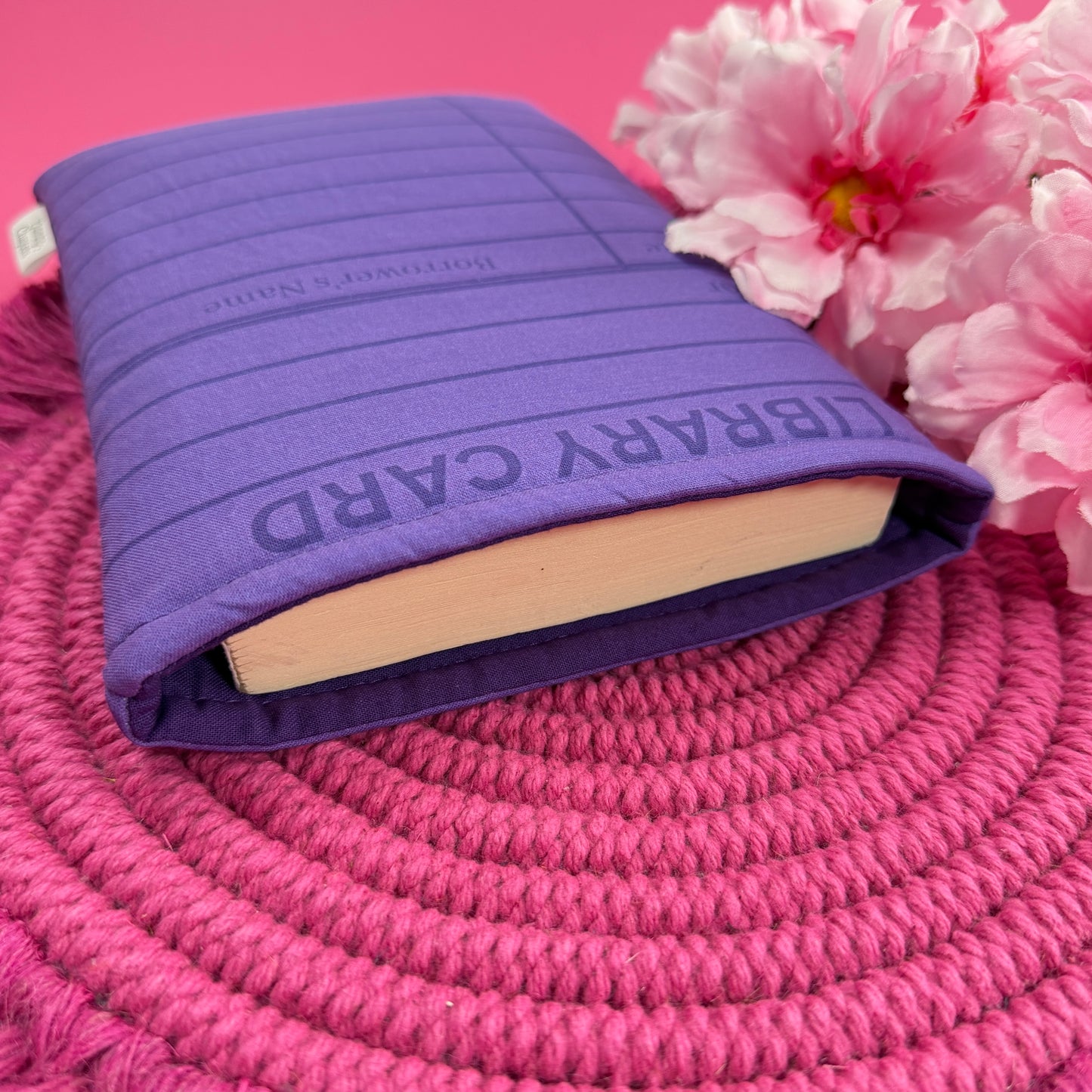 PREORDER: Purple Library Card Book Sleeve