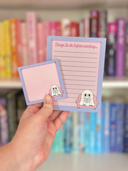 Ghost Reading Stationery