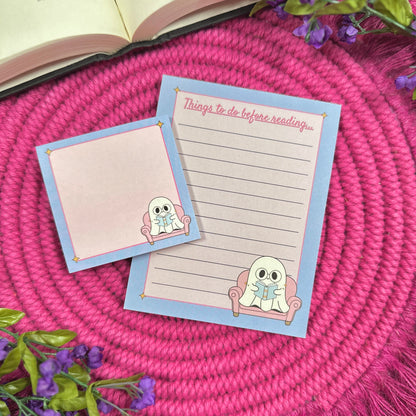 Ghost Reading Stationery