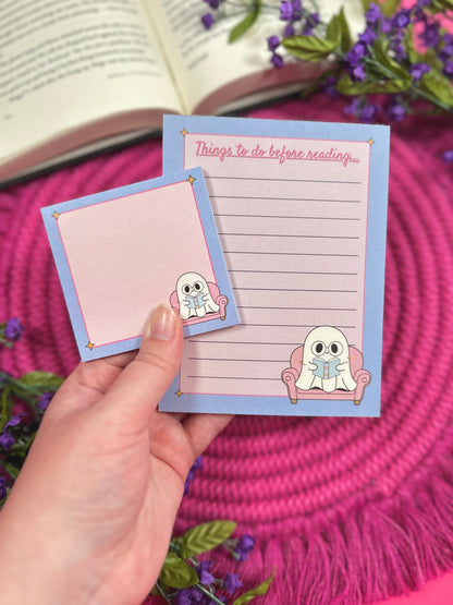 Ghost Reading Stationery