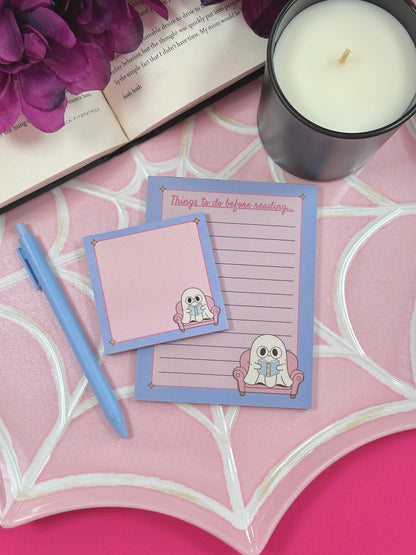 Ghost Reading Stationery