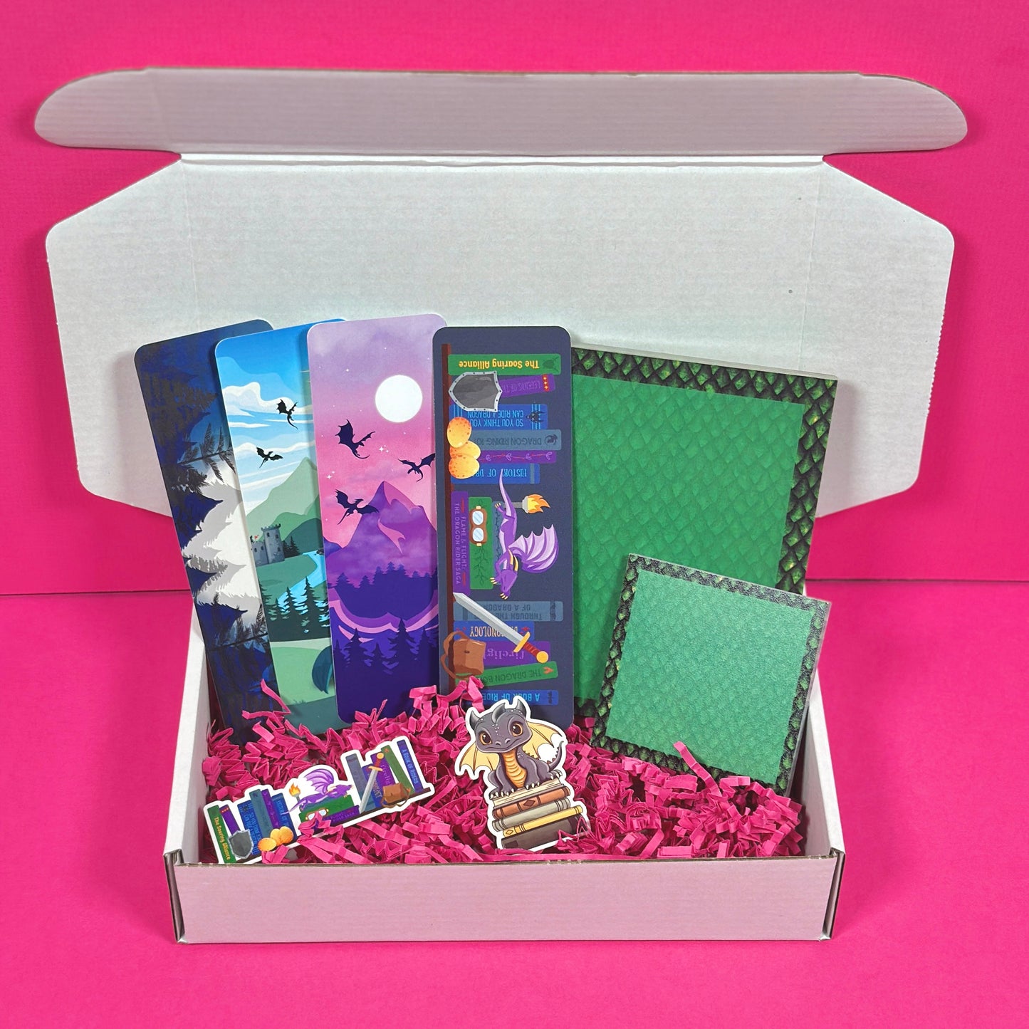 Green Dragon Stationery Set