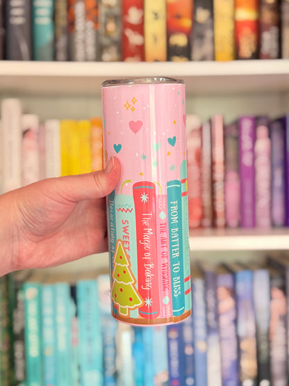 Gingerbread Bookshelf Tumbler