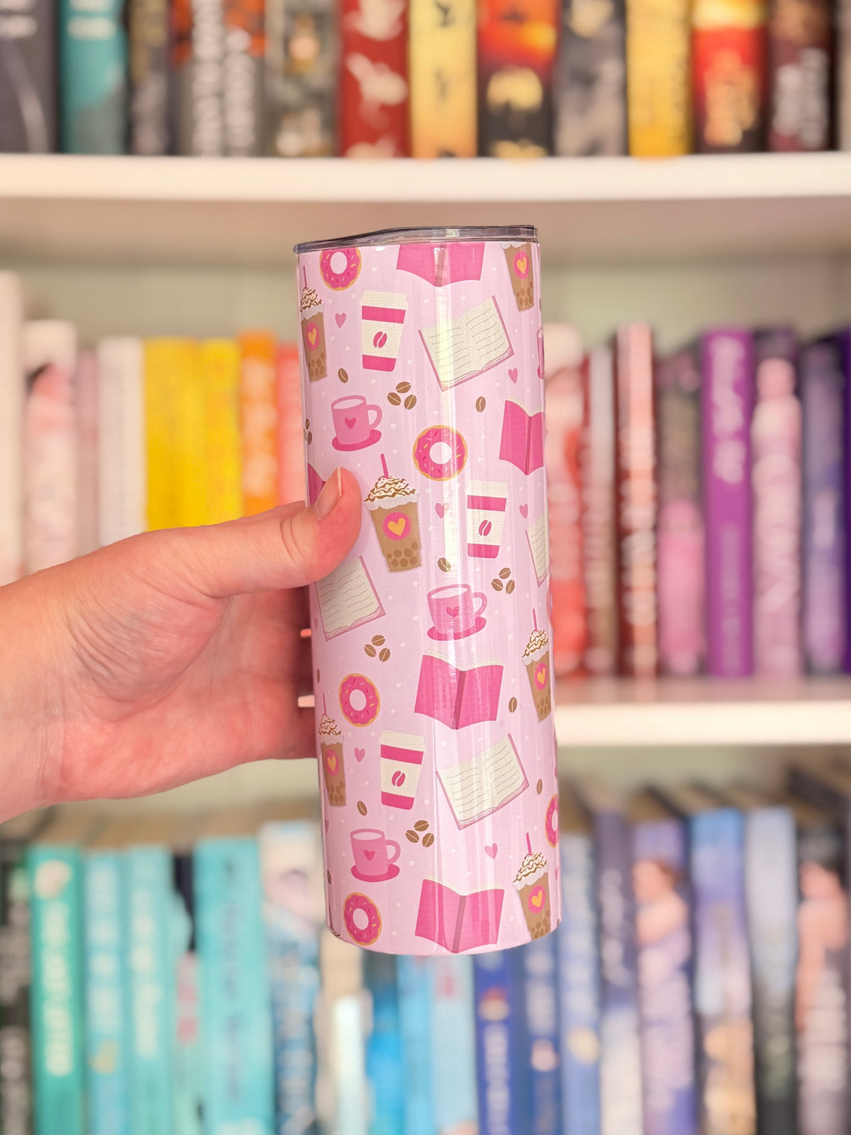 Pink Book Lover Tumbler