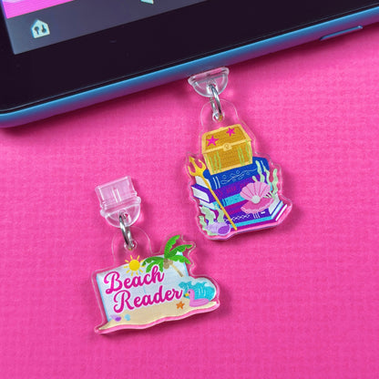 Beach Reads Kindle Charm