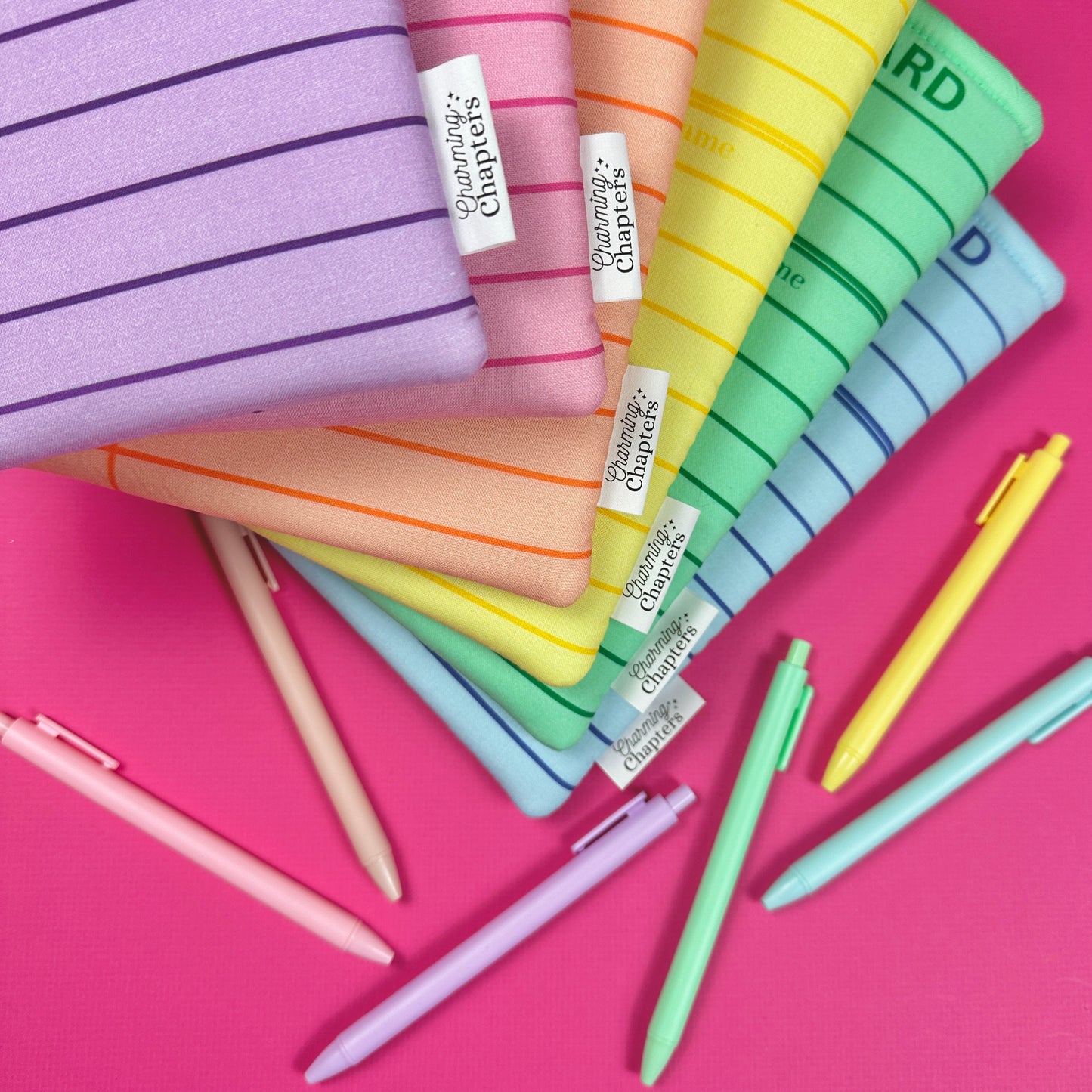 Orange Library Card Book Sleeve