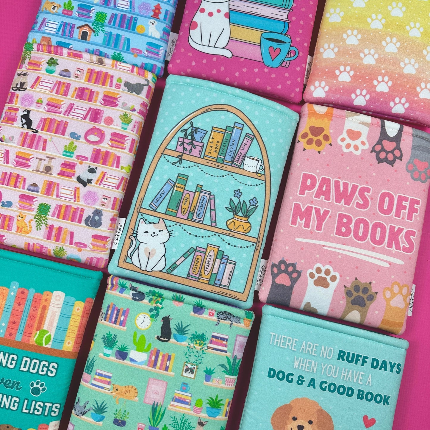 Paws Off My Books Book Sleeve
