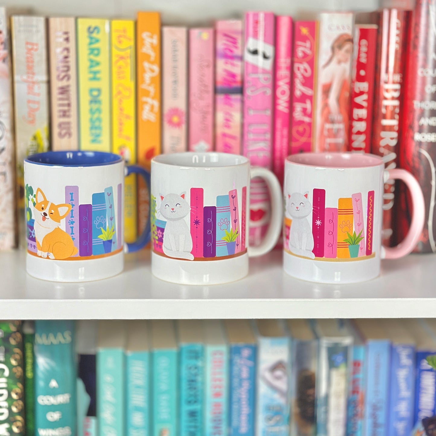 Books & Cats Coffee Mug