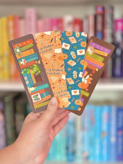Autumn Cozy Reads Bookmark
