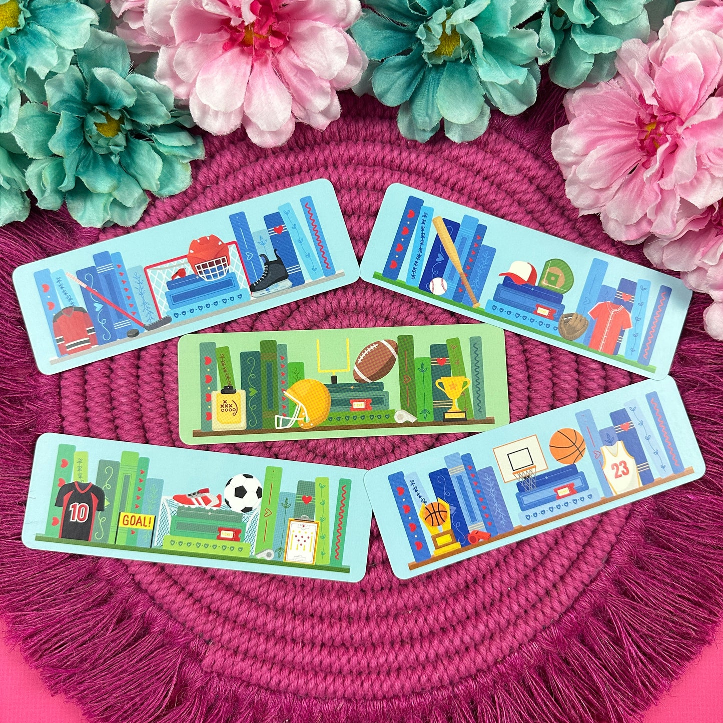 Football Romance Bookmark