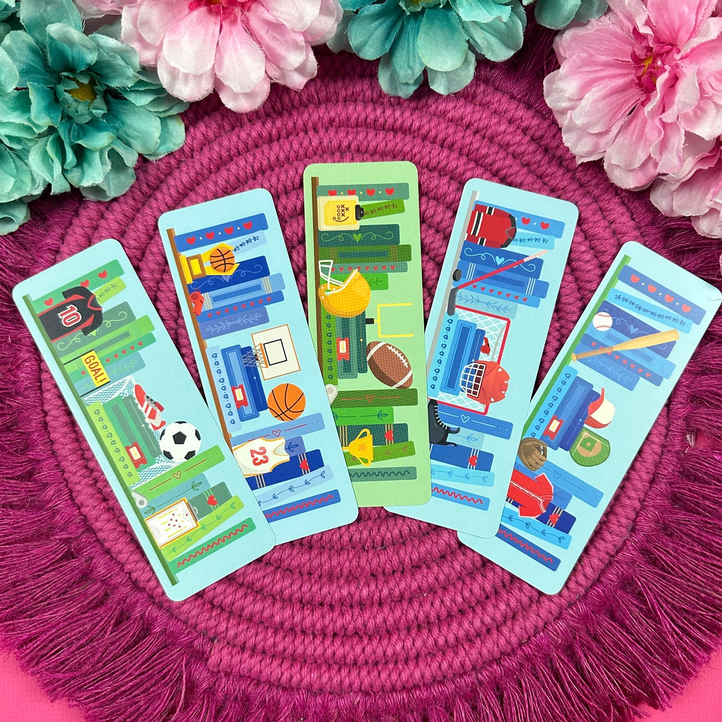 Basketball Romance Bookmark