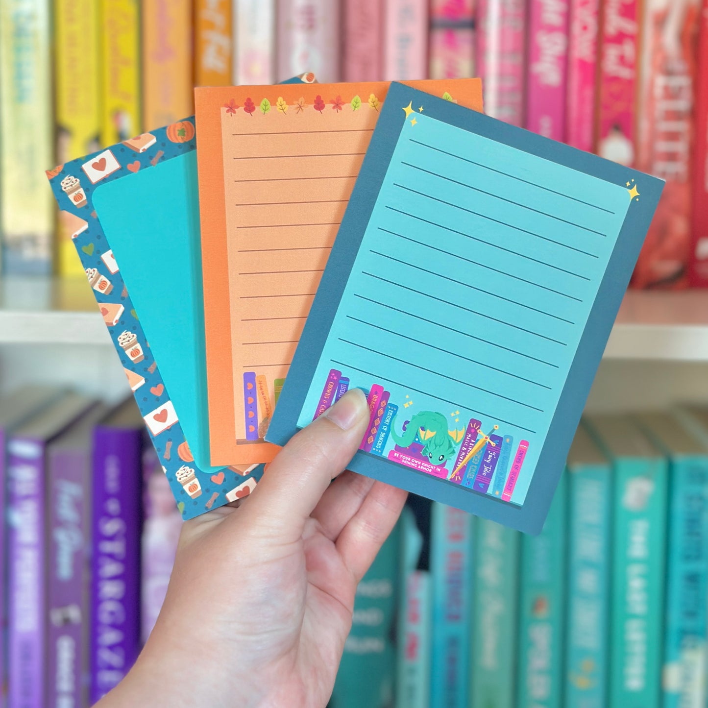 Fantasy Bookshelf Notepad