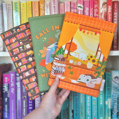 Fall in Love with Reading Book Sleeve
