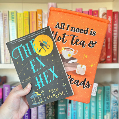 Hot Tea & Cozy Reads Book Sleeve