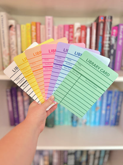Pink Library Card eReader Insert