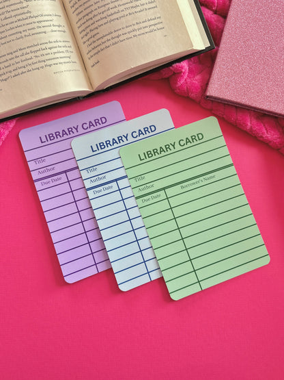 Purple Library Card eReader Insert